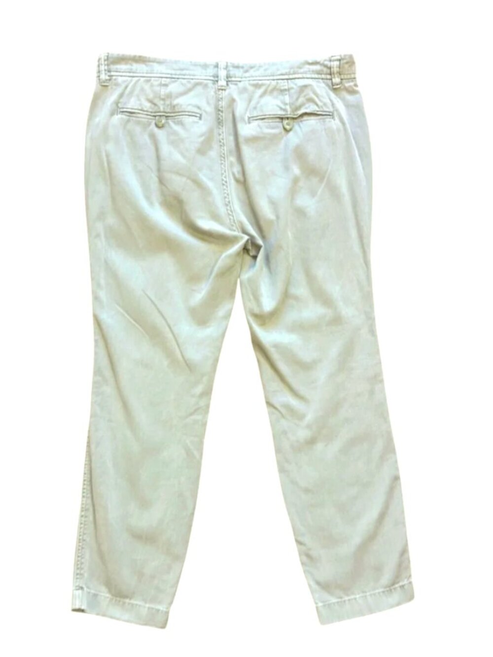 J Crew Sunday Slim Chino Pant In Washed Sage Green - Size 8 Petite - Picture 5 of 10